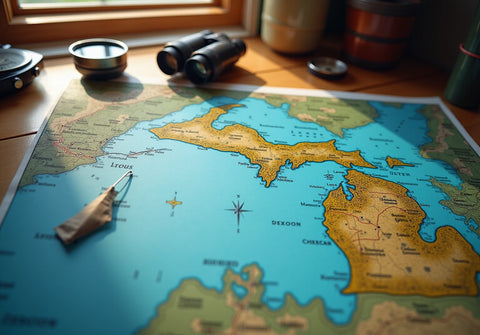 Understanding the Map of Lake Michigan: Features and Significance