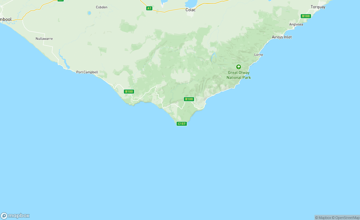 Map of Cape Otway, VIC, AUS