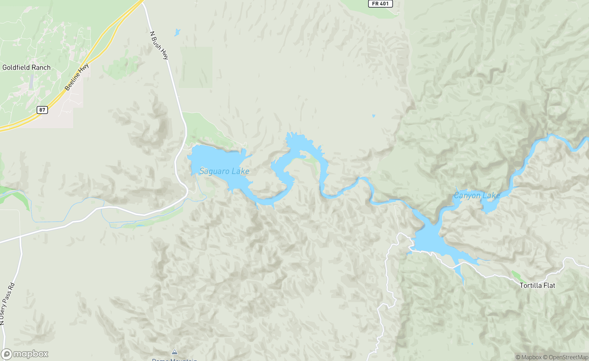 Map of Salt River, AZ, USA