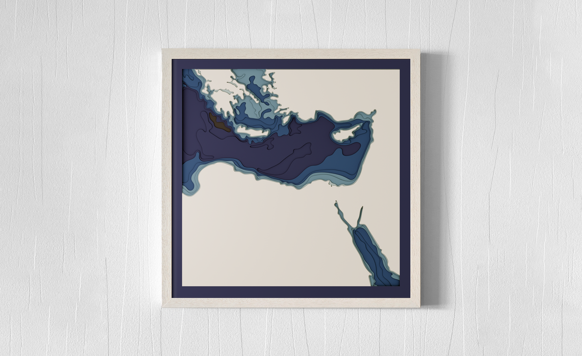 Mediterranean Sea to Red Sea design