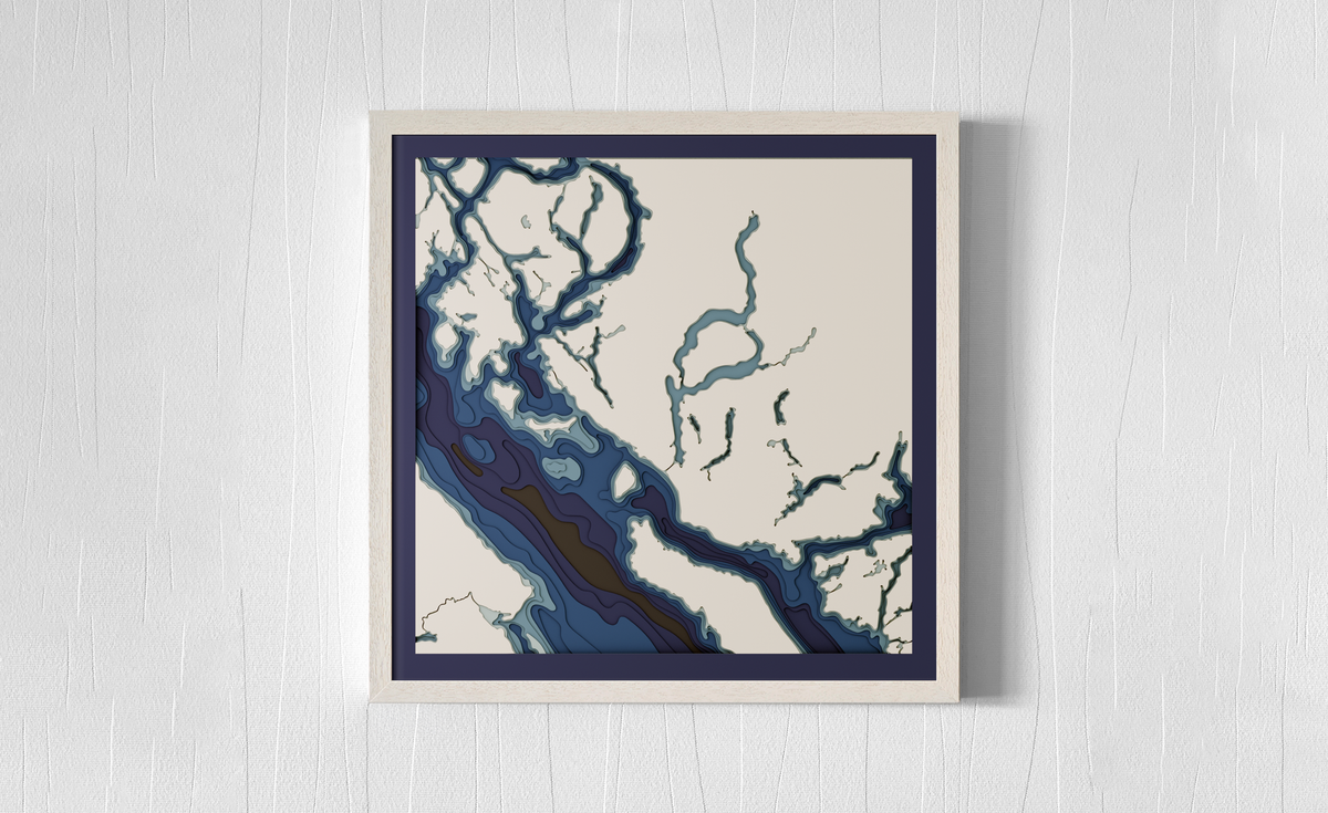 Texada Island to Cortes Island, Sunshine Coast, BC, CAN design