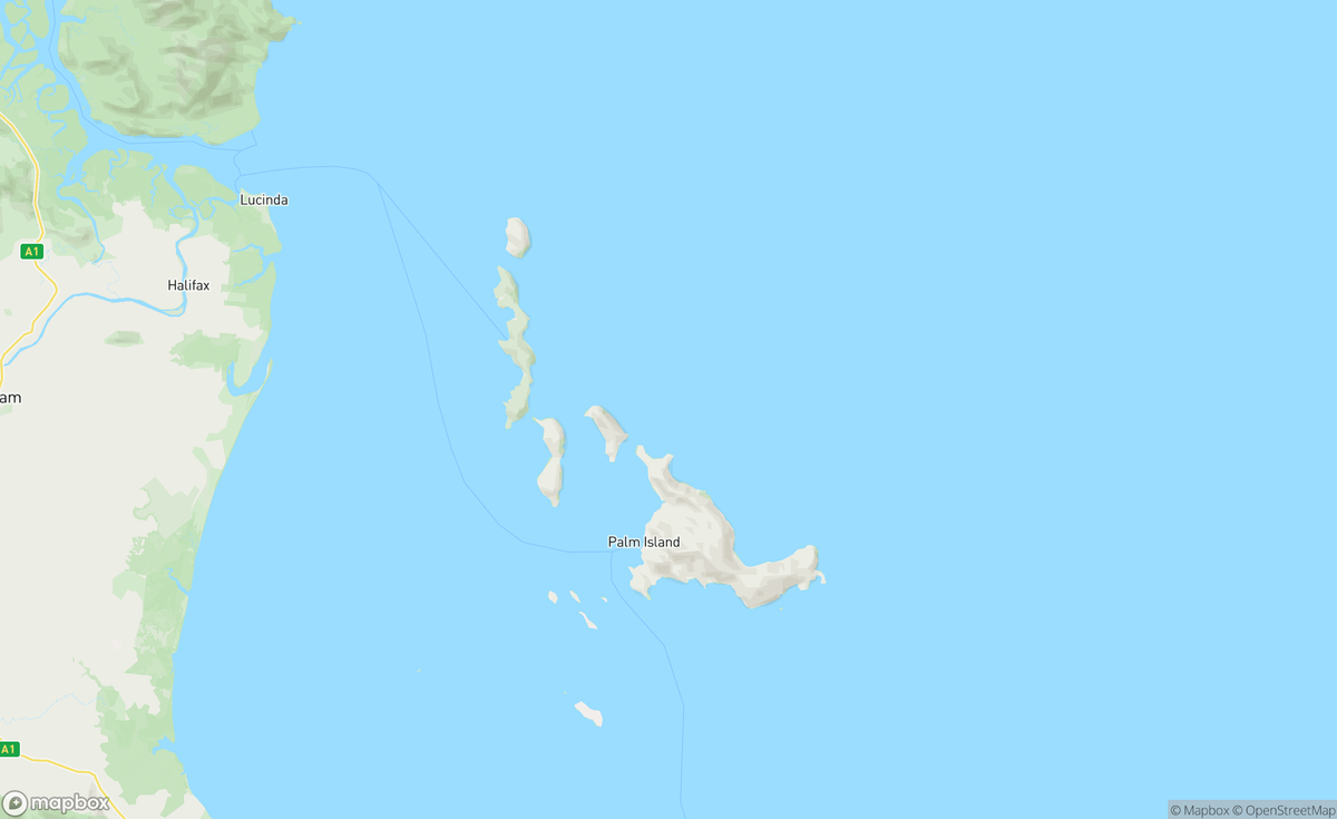 Map of Palm Island, QLD, AUS