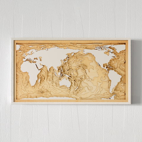 3D World Map by Pangea Maps