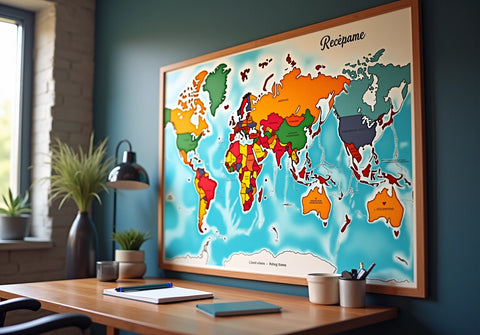 5 Ways to Use a Detailed World Map for Corporate Gifting