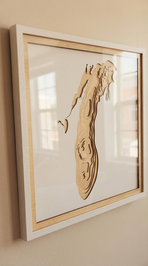 Lake Michigan on a Map