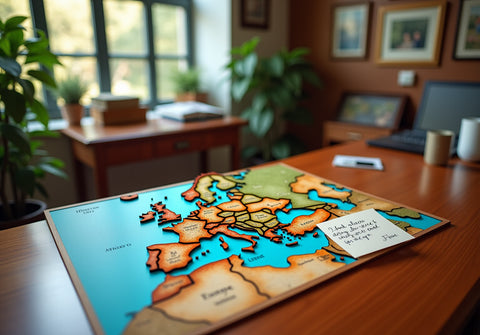 3 Strategies to Use a Map of Europe for Corporate Gifting