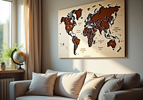 Why a Wooden World Map Makes the Perfect Personalized Gift