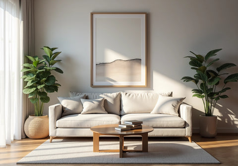 4 Tips for Choosing Living Room Artwork That Resonates