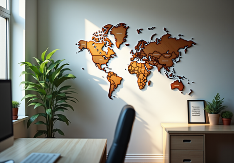10 Unique Wall Decor Ideas for Your Office Space