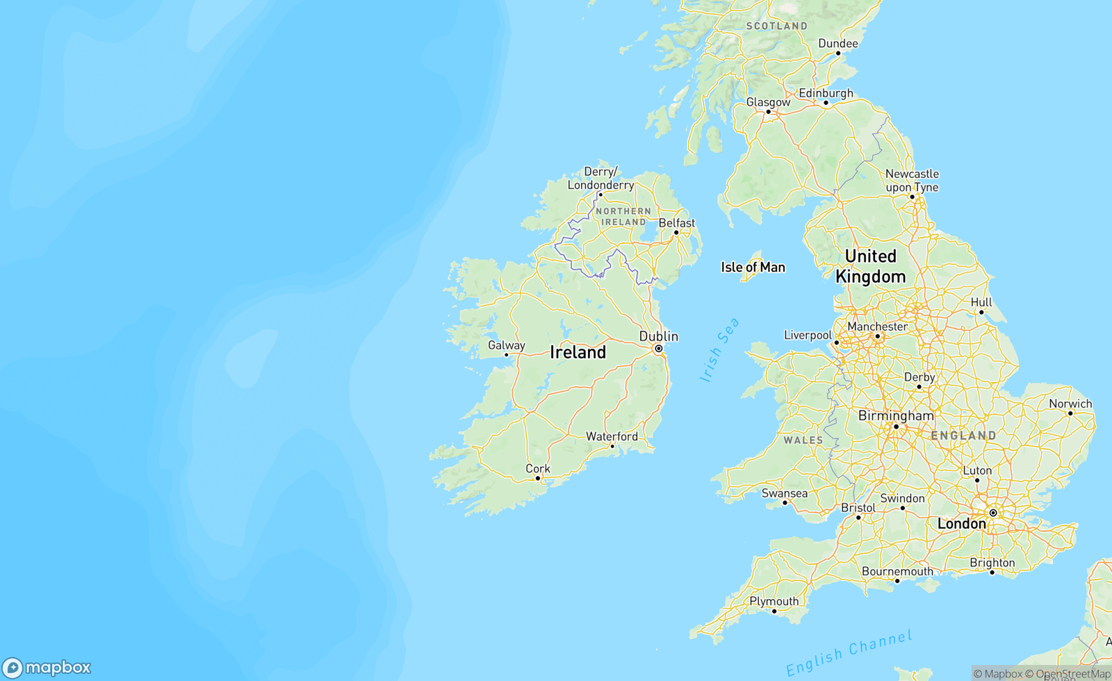 Map of Ireland