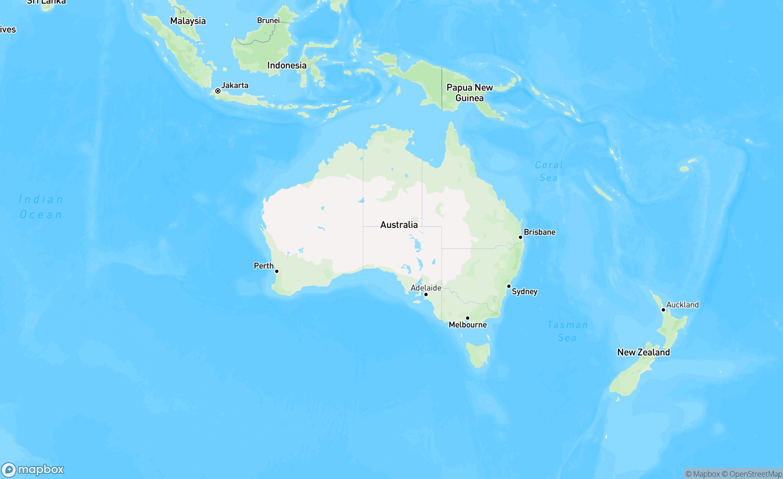 Map of Australia