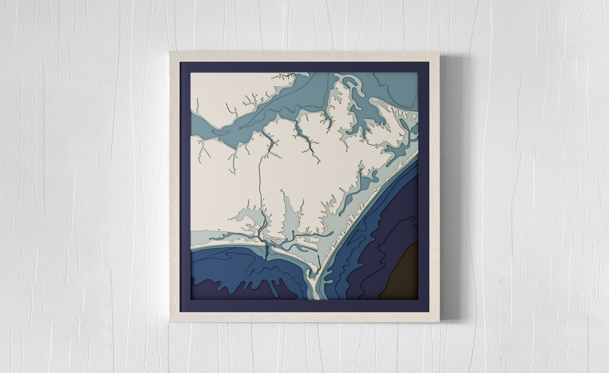 Bogue Sound to Cape Lookout, NC, USA design