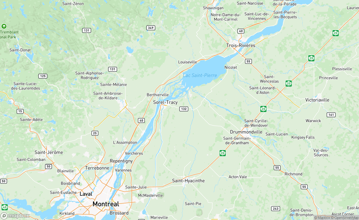 Map of Lac Saint Pierre, Pilote, QC, CAN