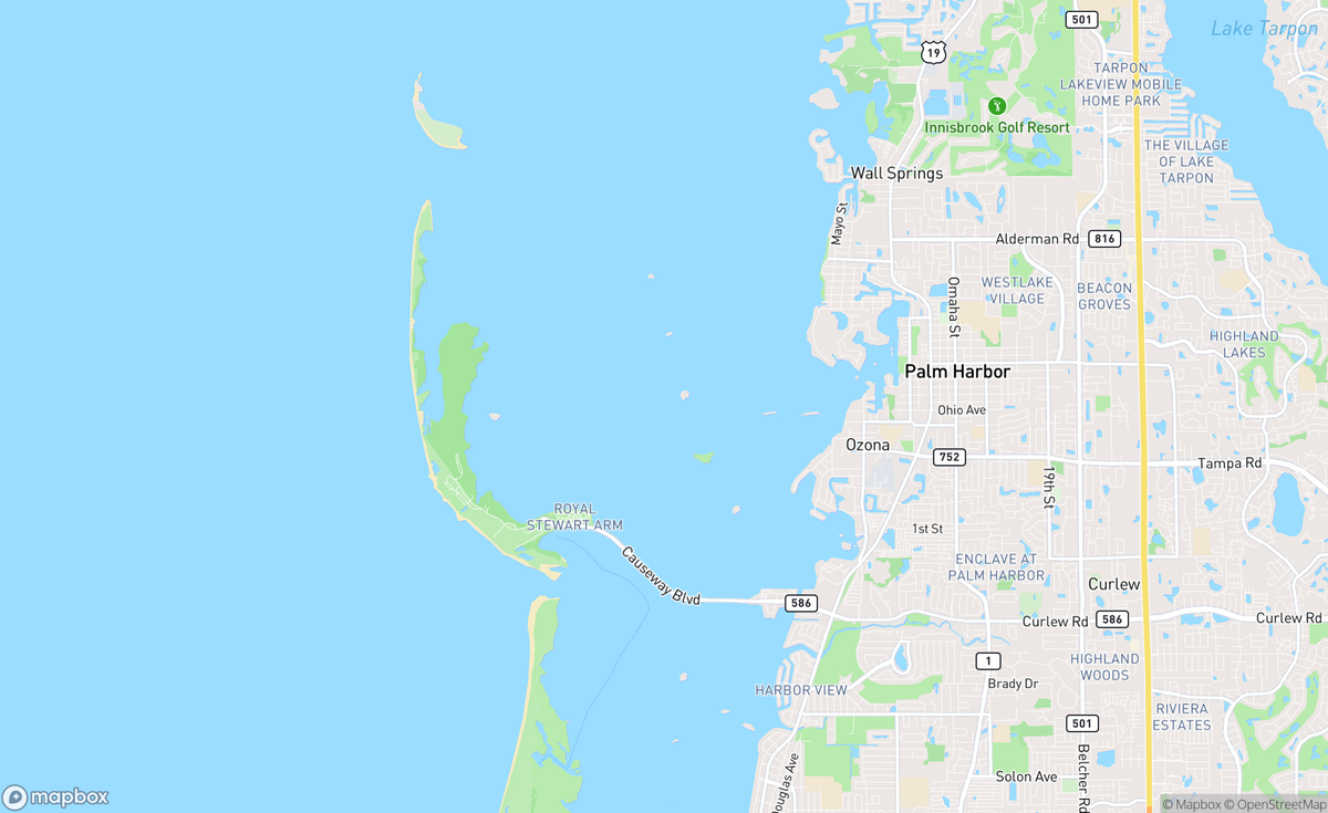 Map of Clearwater, FL, USA