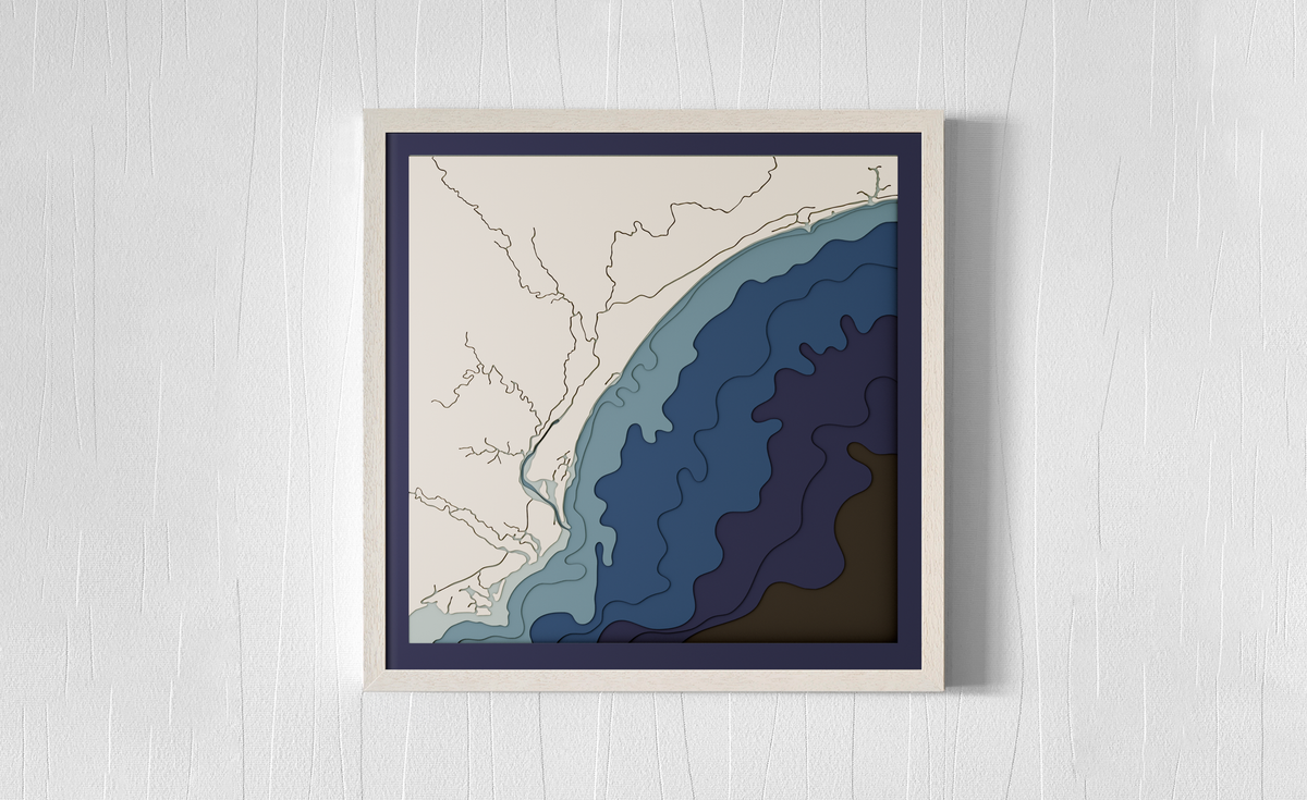 Myrtle Beach to Georgetown, SC, USA design