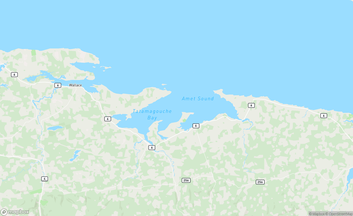 Map of Brule Point, NS, CAN