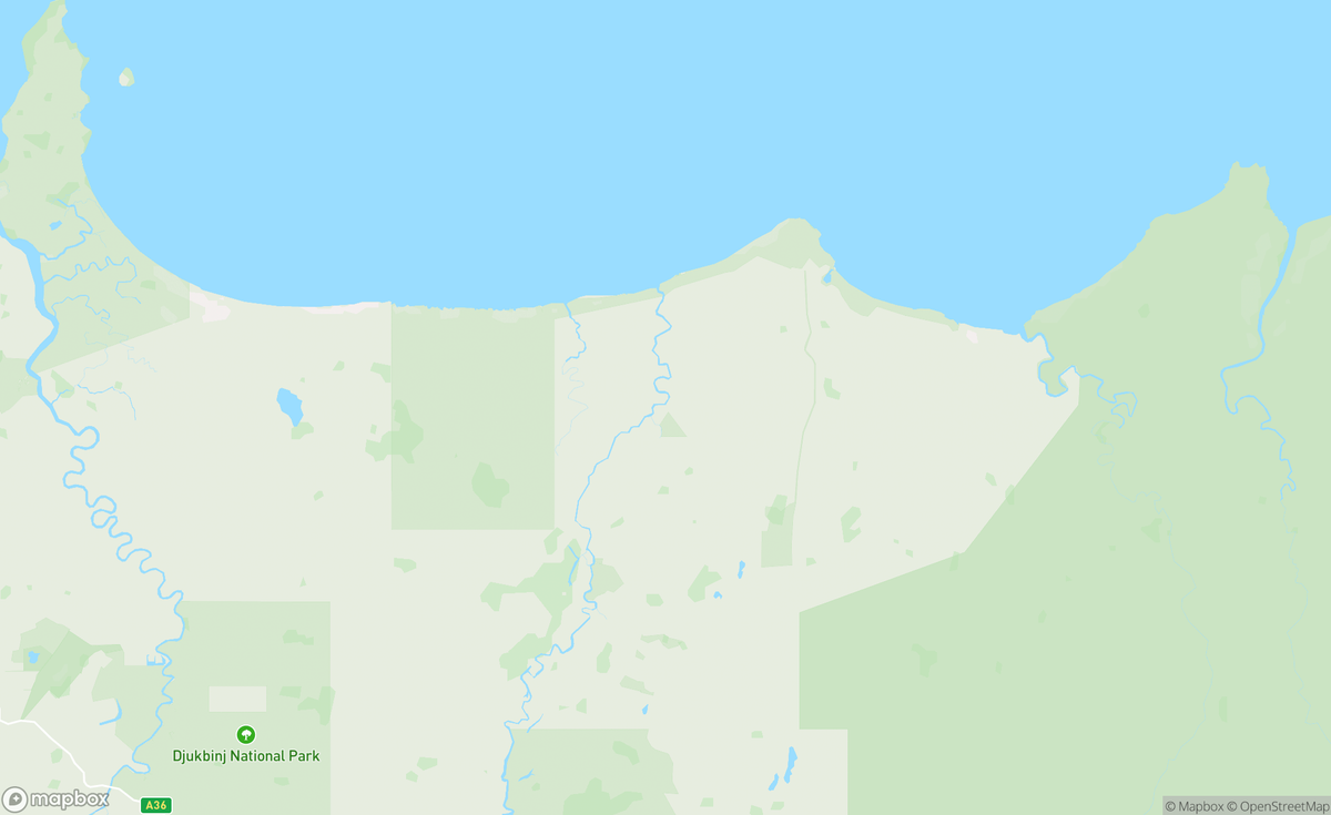 Map of Point Stuart, NT, AUS