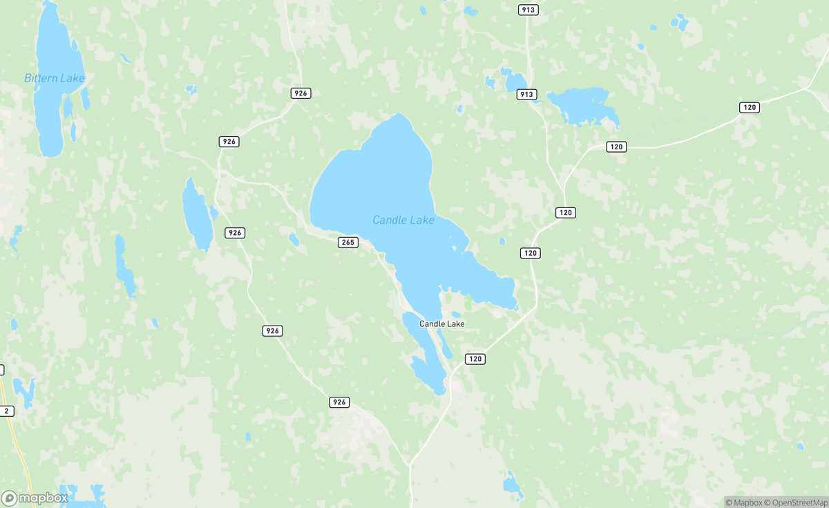 Map of Candle Lake, SK, CAN