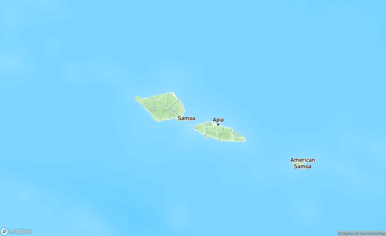 Map of SAMOA