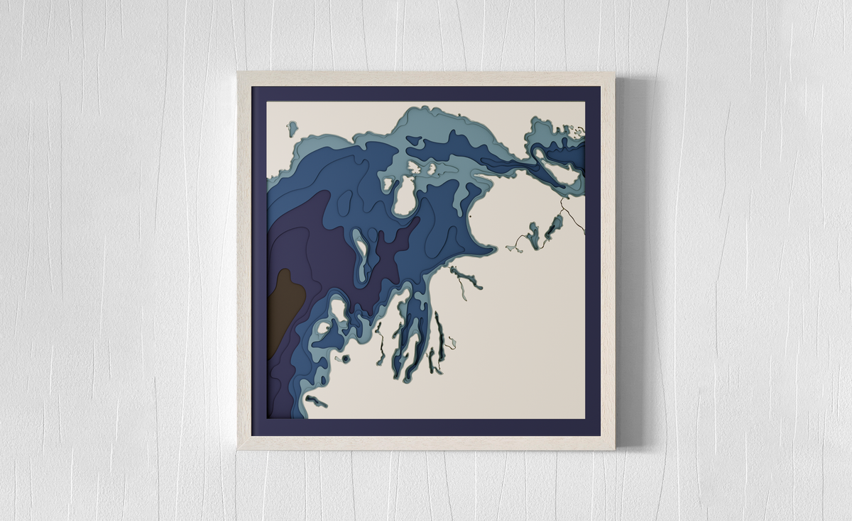 Grand Traverse Bay, Lake Michigan, MI, USA design