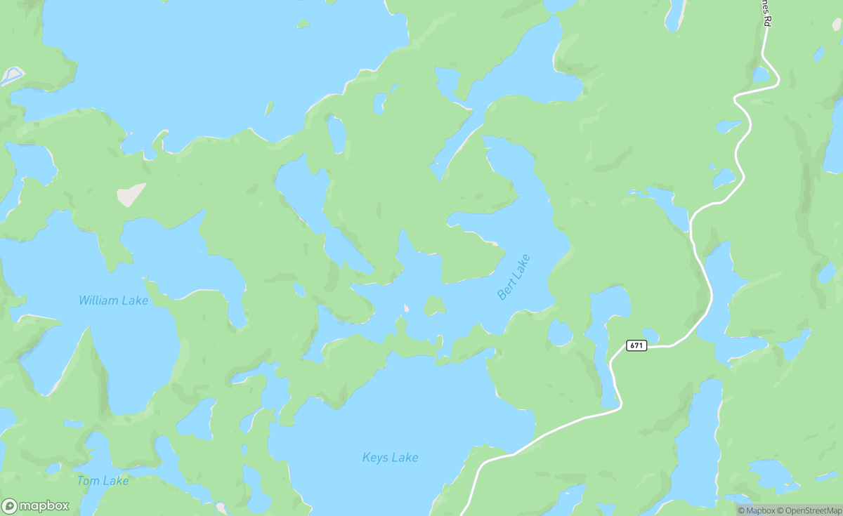 Map of Longbow Lake, ON, CAN