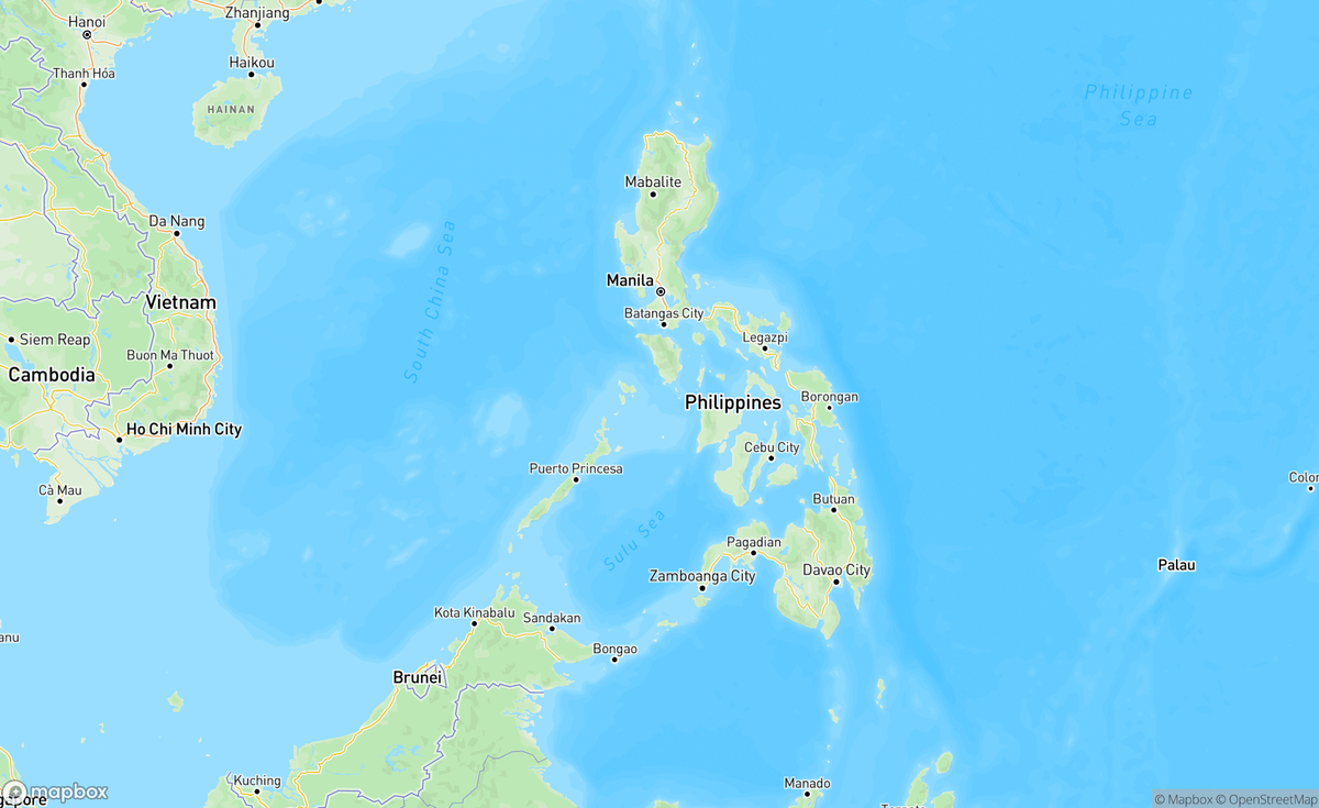 Map of Philippines, PHL
