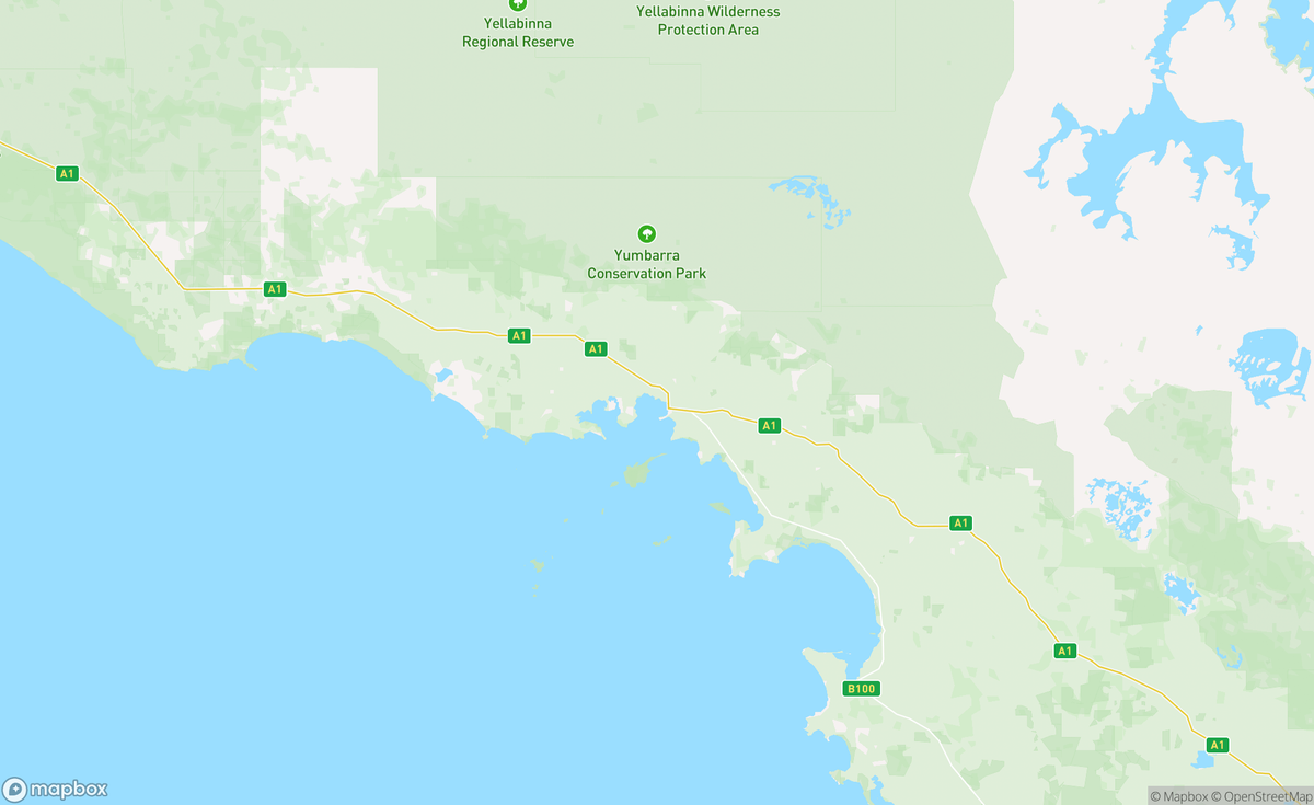 Map of Ceduna, Murat Bay, SA, AUS